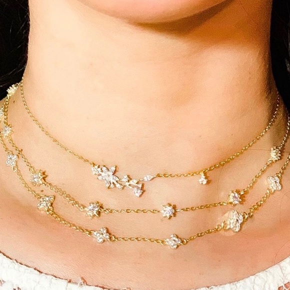 Jewelry Clementine 3 In 1 Sterling Silver Choker Necklace Poshmark